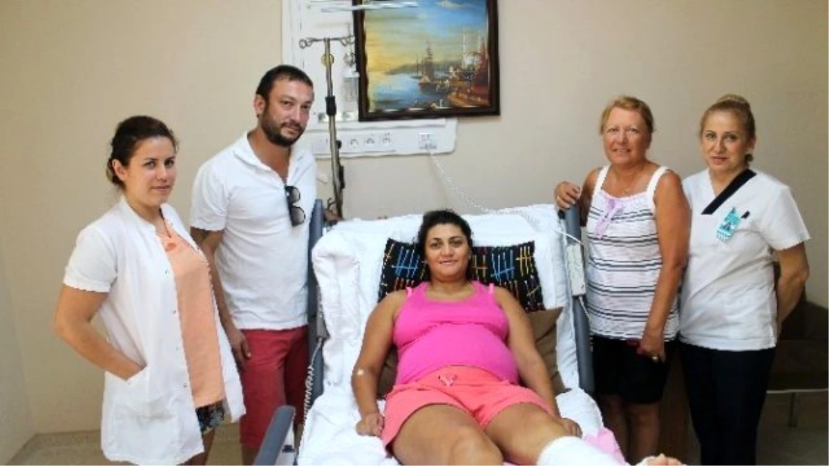 Hamile Kadın Yücelen Hastanesi\'nde Ameliyatla Sağlığına Kavuştu