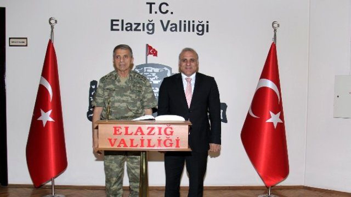 Jandarma Genel Komutanı Orgeneral Mendi Elazığ\'da