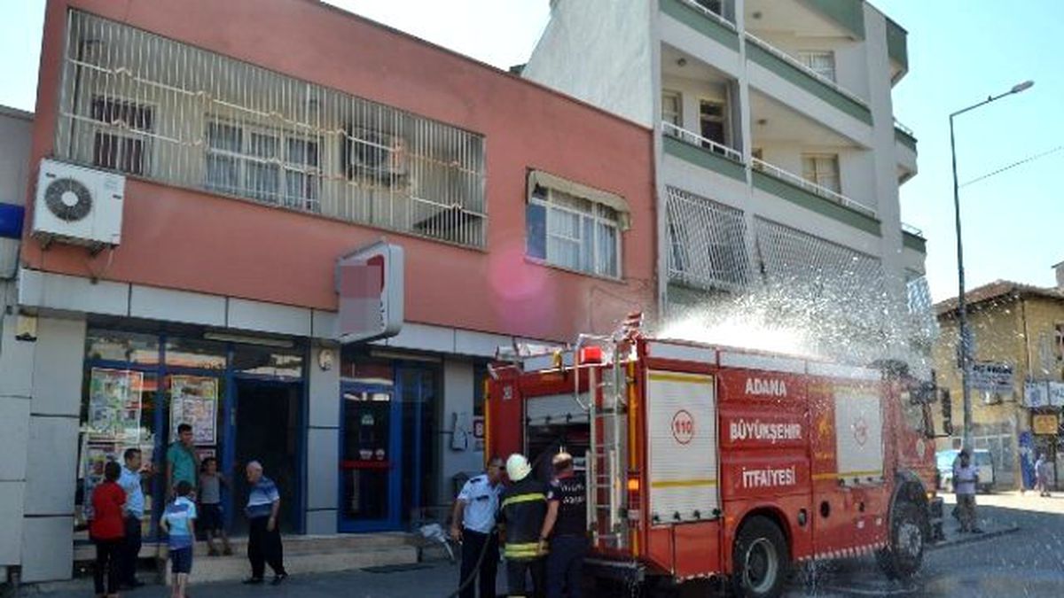 Markette Çıkan Yangın Korkuttu