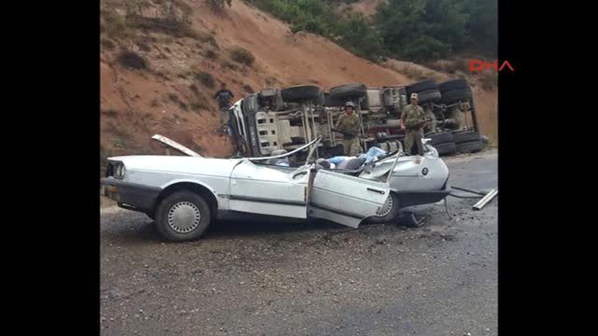Tokat?ta Trafik Kazası: 1 Ölü, 2 Yaralı