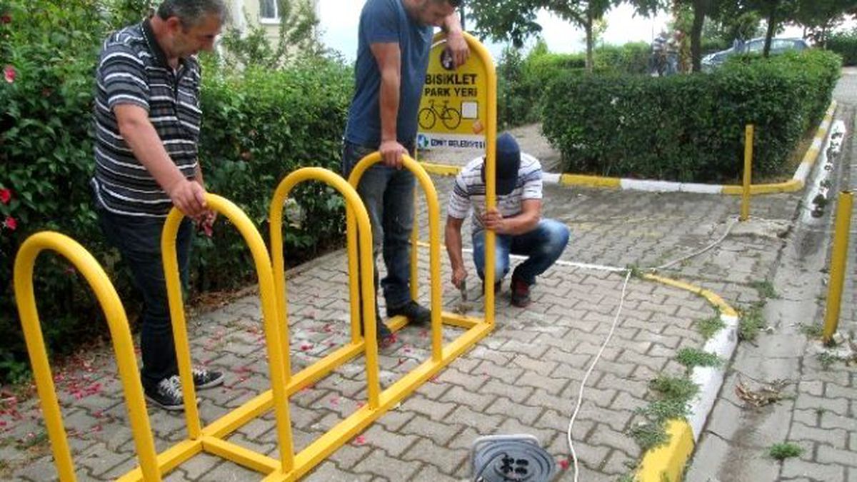 TOKİ Konutlarına Bisiklet Parkı