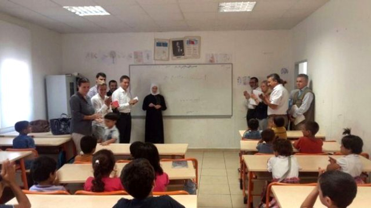 Unicef\'den Umut Geçici Eğitim Merkezi\'ne Ziyaret