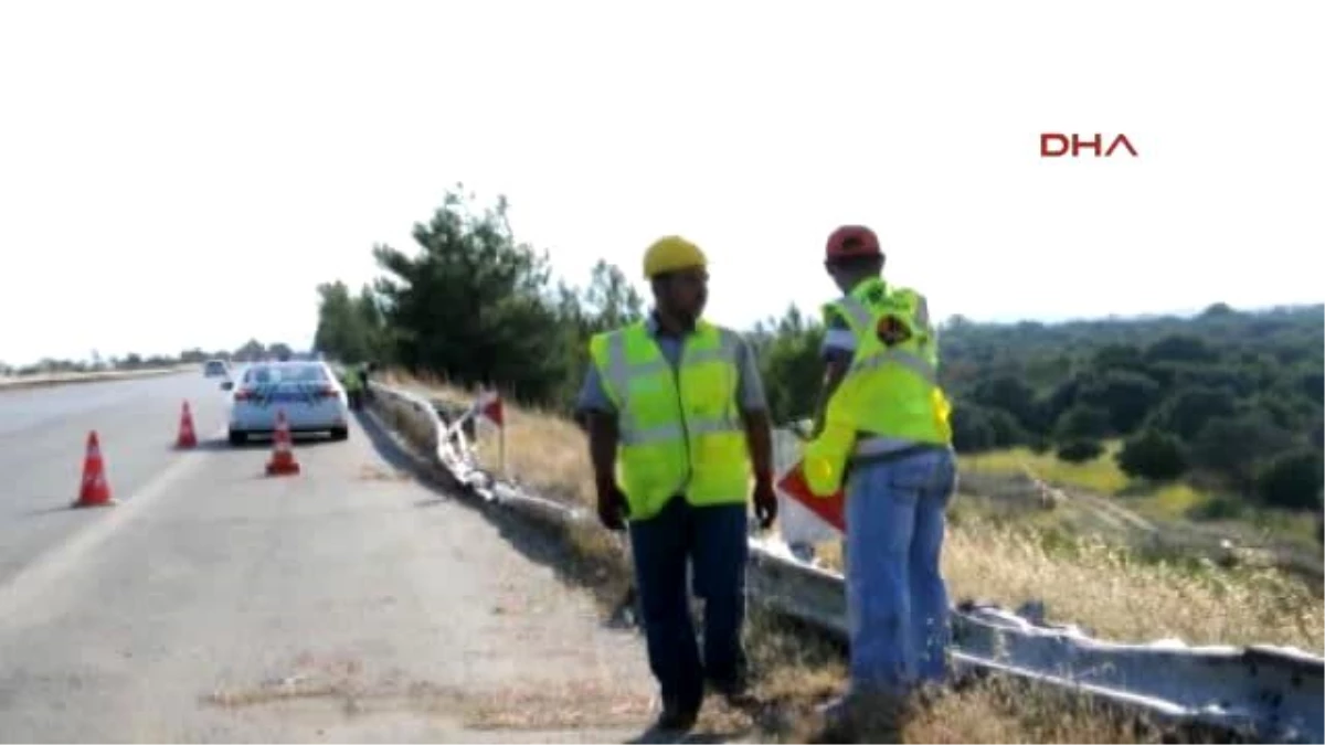 Aydın - Tır Şarampole Uçtu: 1 Yaralı