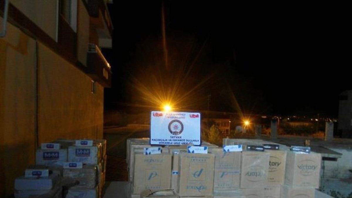Bitlis\'te 63 Bin Paket Kaçak Sigara Ele Geçirildi
