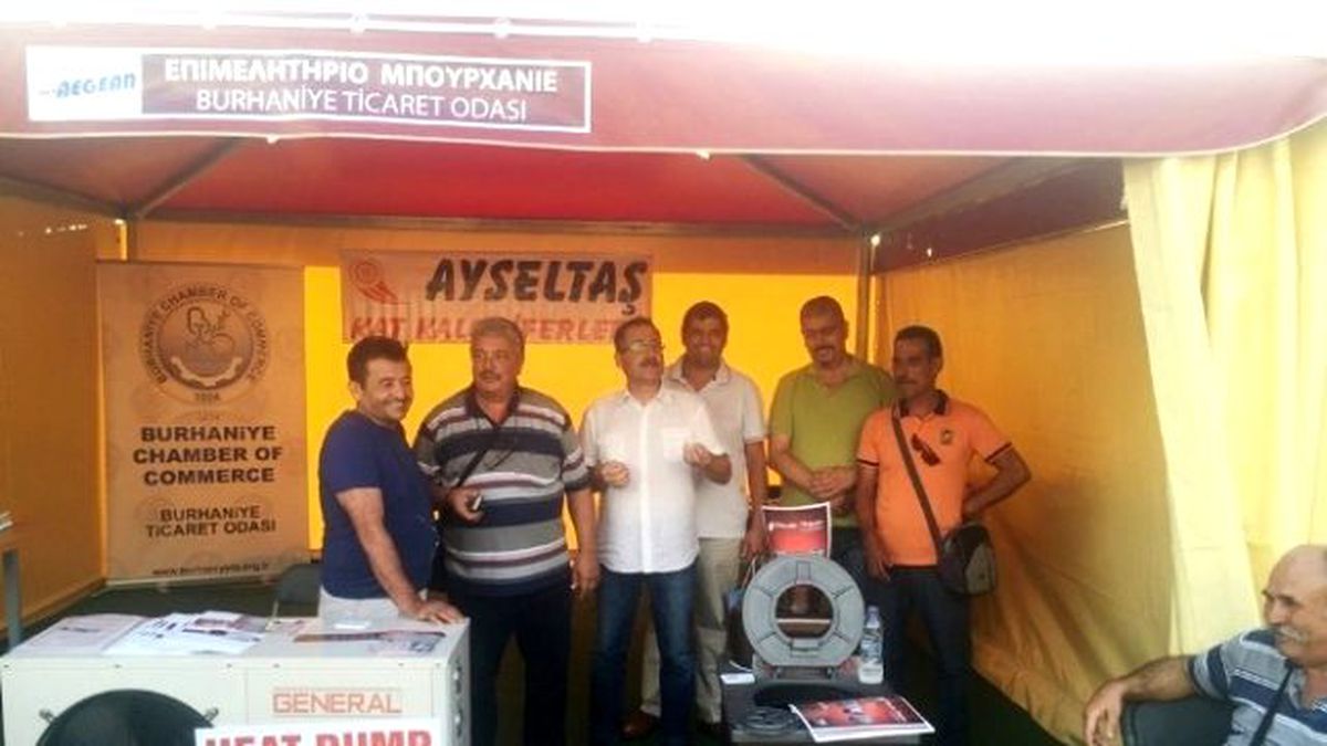 Burhaniyeli İş Adamları Midilli Fuarına Katıldı