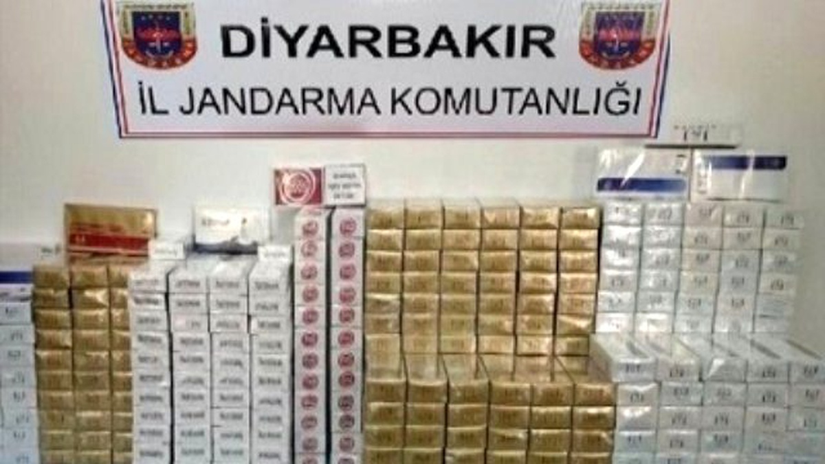 Diyarbakır\'da 70 Bin 410 Paket Kaçak Sigara Ele Geçirildi