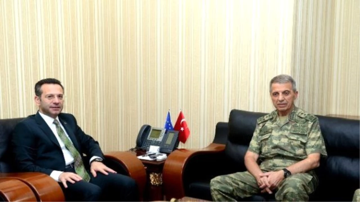 Jandarma Genel Komutanı Mendi\'den Vali Aksoy\'a Ziyaret