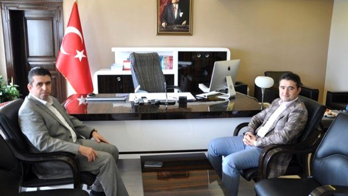 Kaymakam Eren, Kaymakam Bilici\'yi Ziyaret Etti