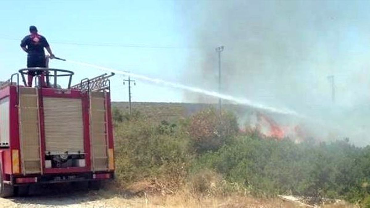 Köşk\'te Örtü Yangını Korkuttu