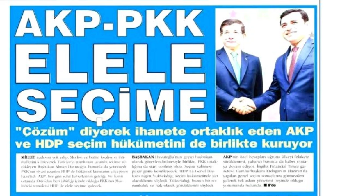 MHP\'nin Gazetesi, Tuğrul Türkeş\'i Görmedi