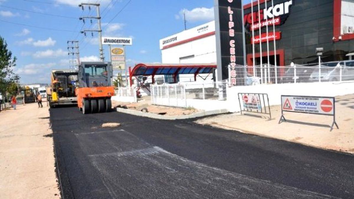 Sanayi Mahallesi Yoluna Üst Yapı Çalışması