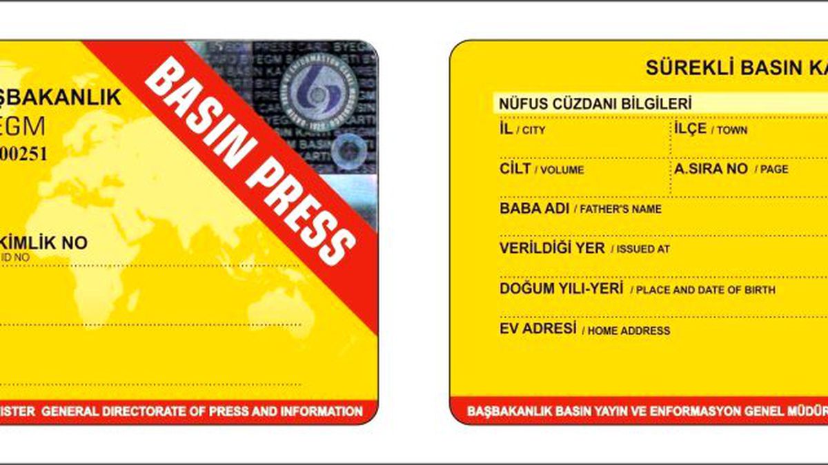 Sarı Basın Kartı Yönetmeliği Değişti
