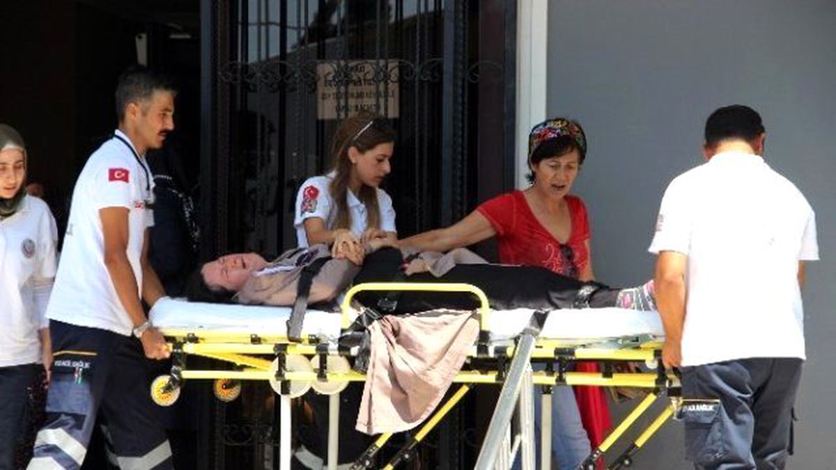 Şehit Madenci Eşi Hastaneye Kaldırıldı