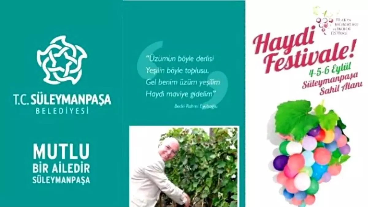 Trakya Bağ Bozumu ve Ekoloji Festivali Programı Belli Oldu