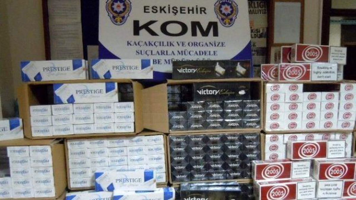 5 Bin 750 Paket Kaçak Sigara Ele Geçirildi