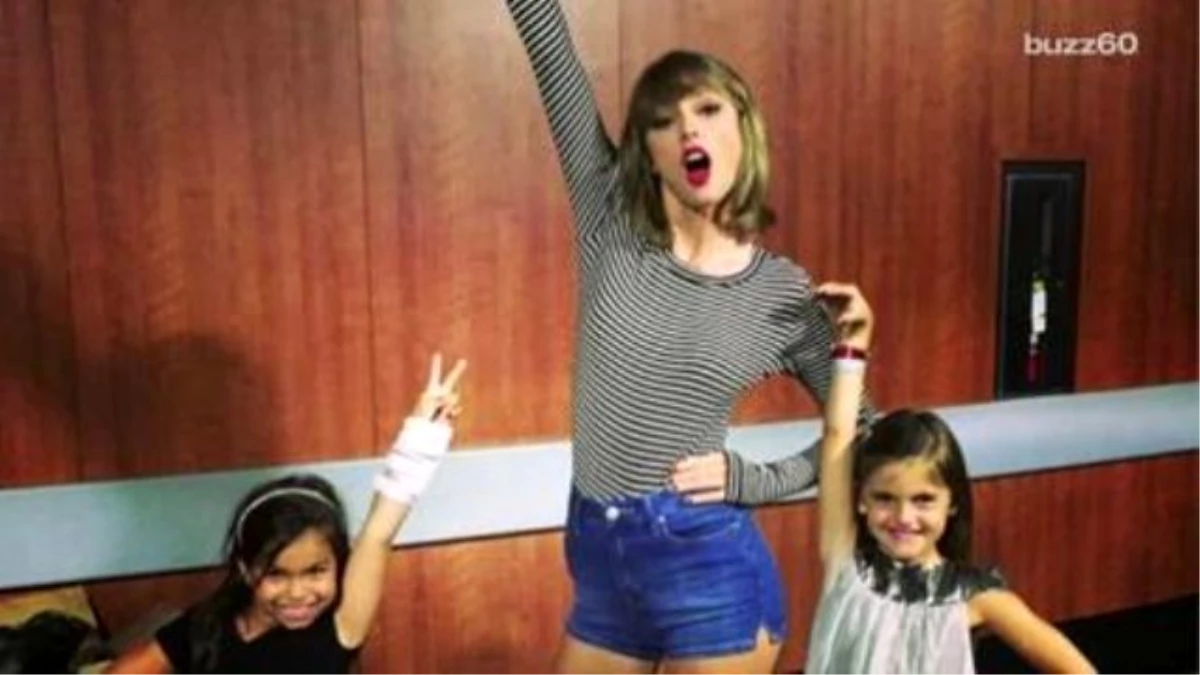 Alessandra Ambrosio\'s Daughter Strikes A Pose With Taylor Swift