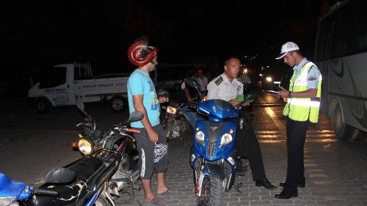 Çan\'da Motosiklet Uygulaması
