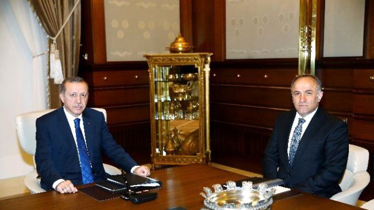 Cumhurbaşkanı Erdoğan Mgk Genel Sekreteri Hacımüftüoğlu\'nu Kabul Etti