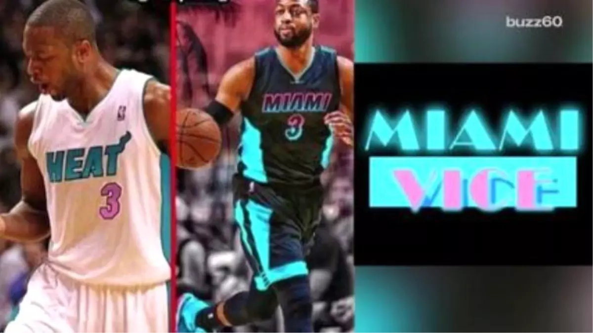 Miami Heat Jerseys Could Get \'Miami Vice\' Style Re-vamp