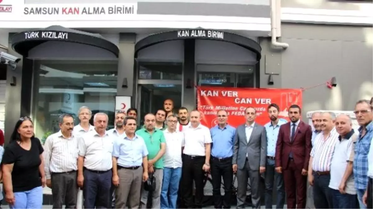 MHP\'den Kan Bağışı Kampanyası