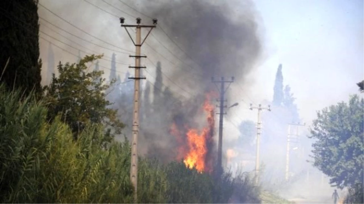 Antalya Tarım Arazisindeki Yangın Kontrol Altına Alındı