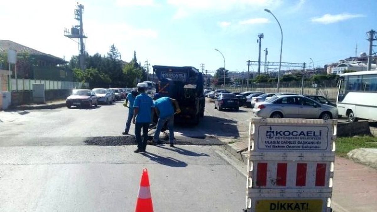 Kocaeli\'de Asfalt Çalışmaları Devam Ediyor