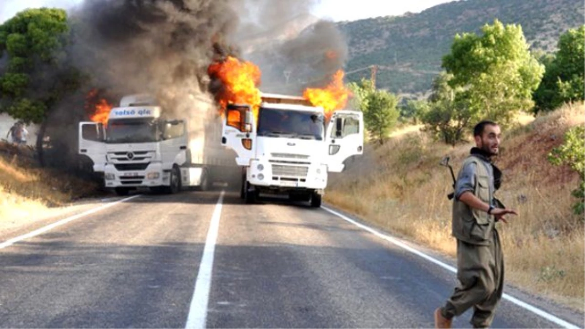 PKK\'lıların Yol Kesip Araç Yaktığı Tunceli\'de Büyük Operasyon
