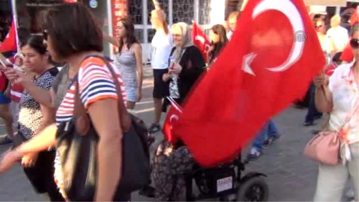 Şehitlere Saygı Yürüyüşü" - Fethiye/bodrum/