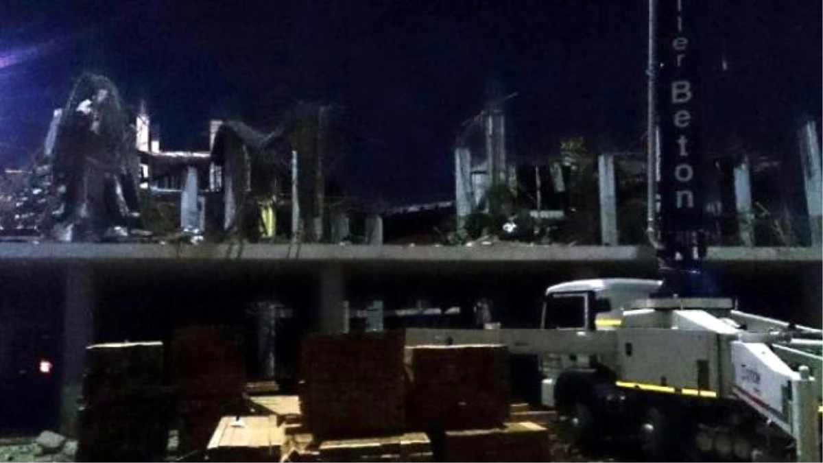 Serik\'te Otel İnşaatında Göçük Oldu, 7 İşçi Yaralandı