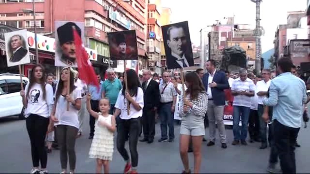 Zonguldak\'ta Teröre Tepki Yürüyüşü