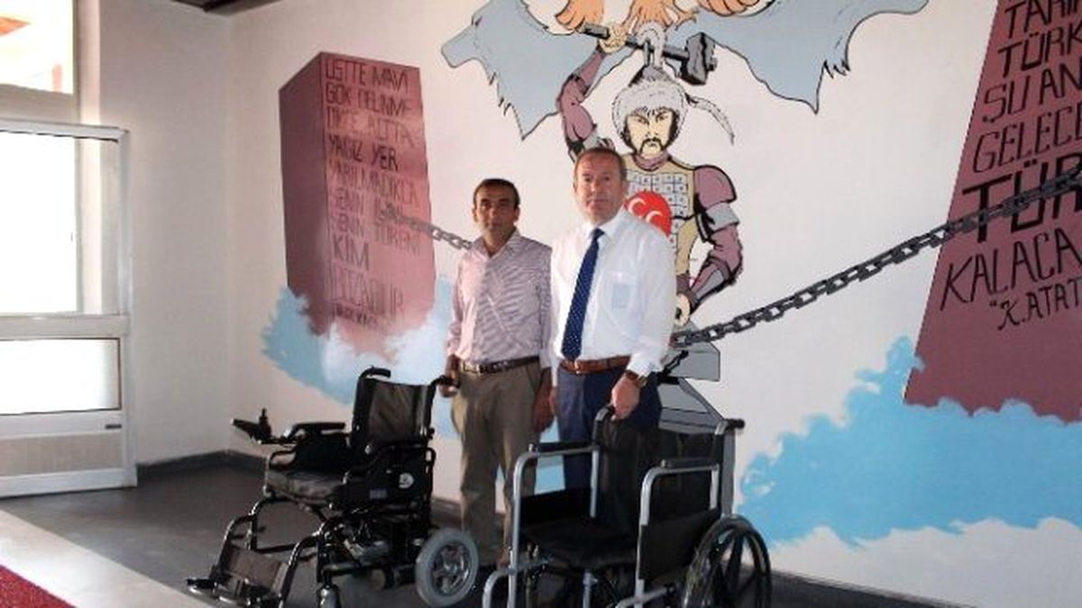 Hayırsever İşadamından Engellilere 2 Adet Akülü Araç