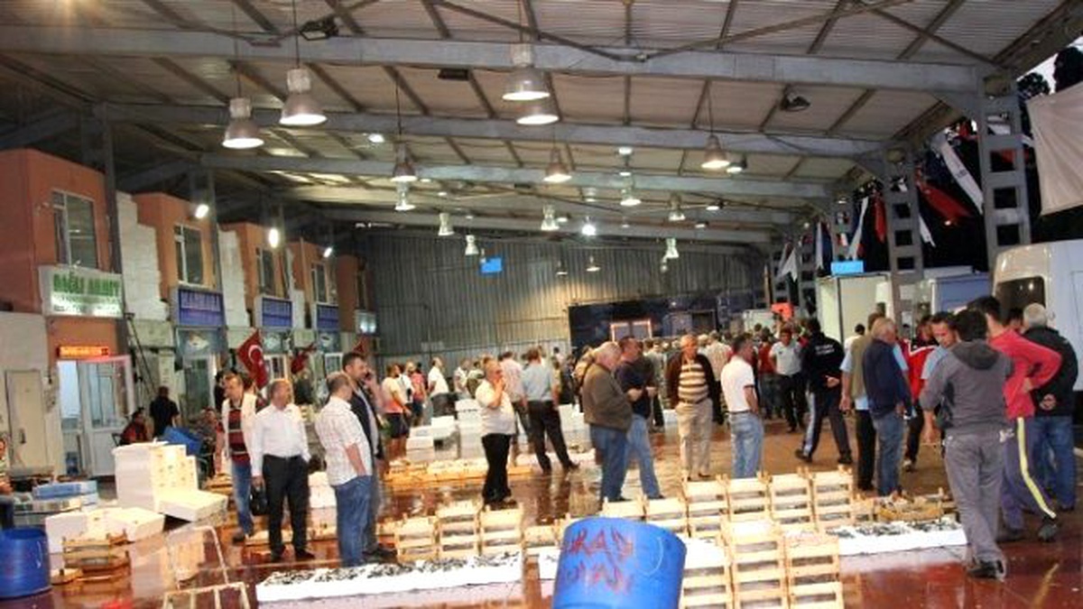 Karamürsel\'de İlk Balık Mezadı Dualarla Yapıldı