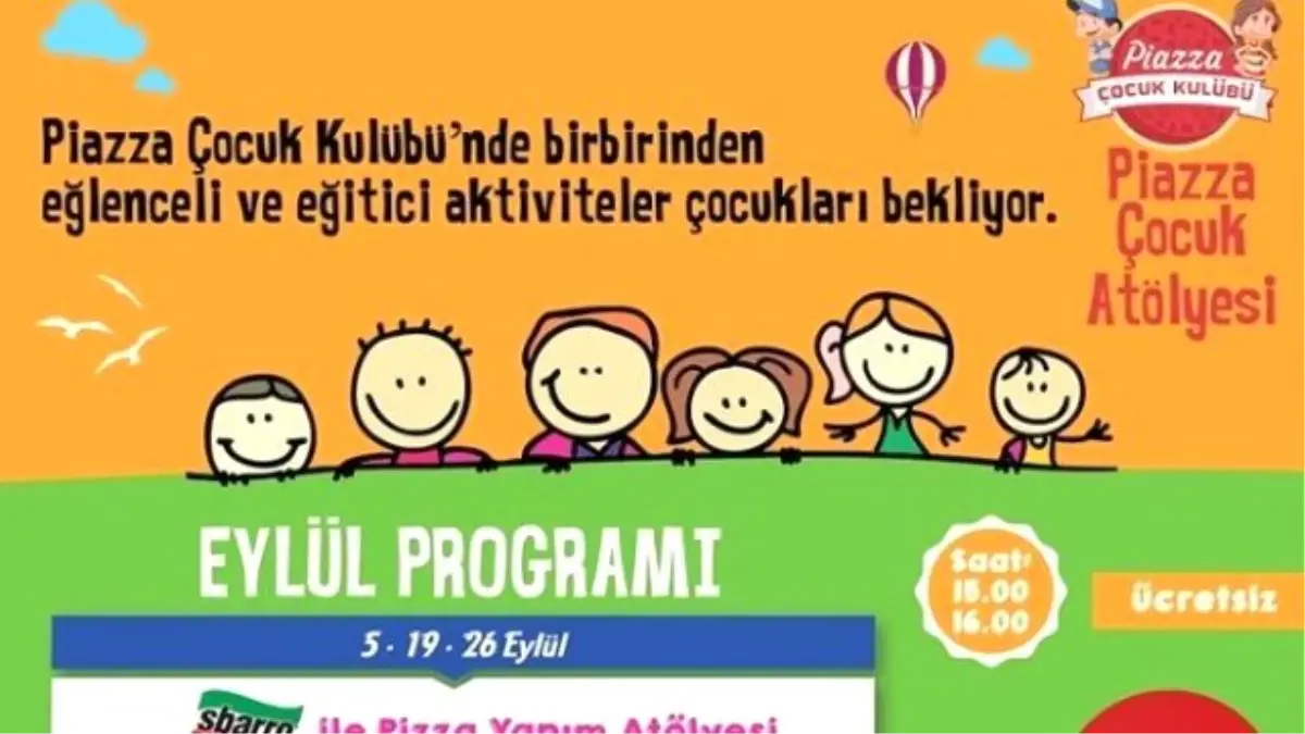 Piazza Club Çocuklarını Eylül Ayında Dopdolu Bir Program Bekliyor