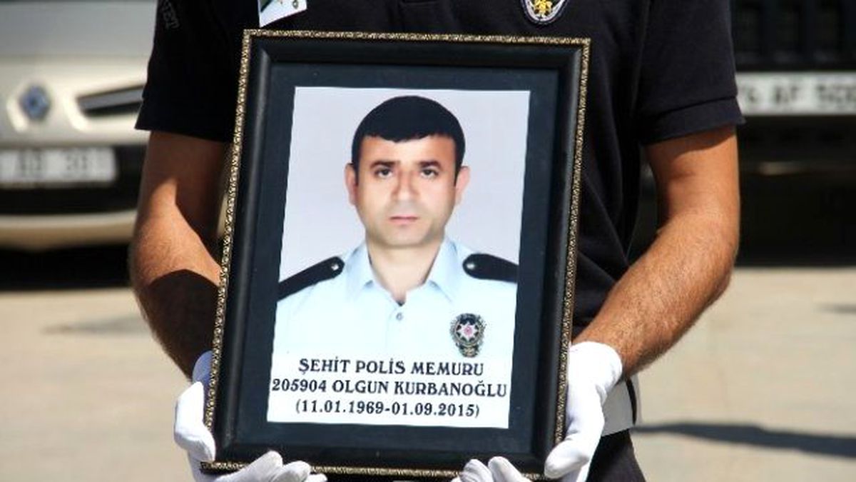Şehit Polis İçin Hazin Tören