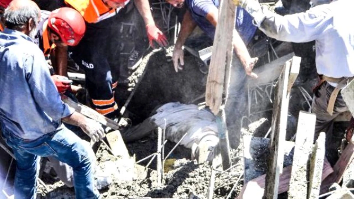 Ahlat\'ta İnşaatta Göçük: 1\'i Ağır, 5 İşçi Yaralandı