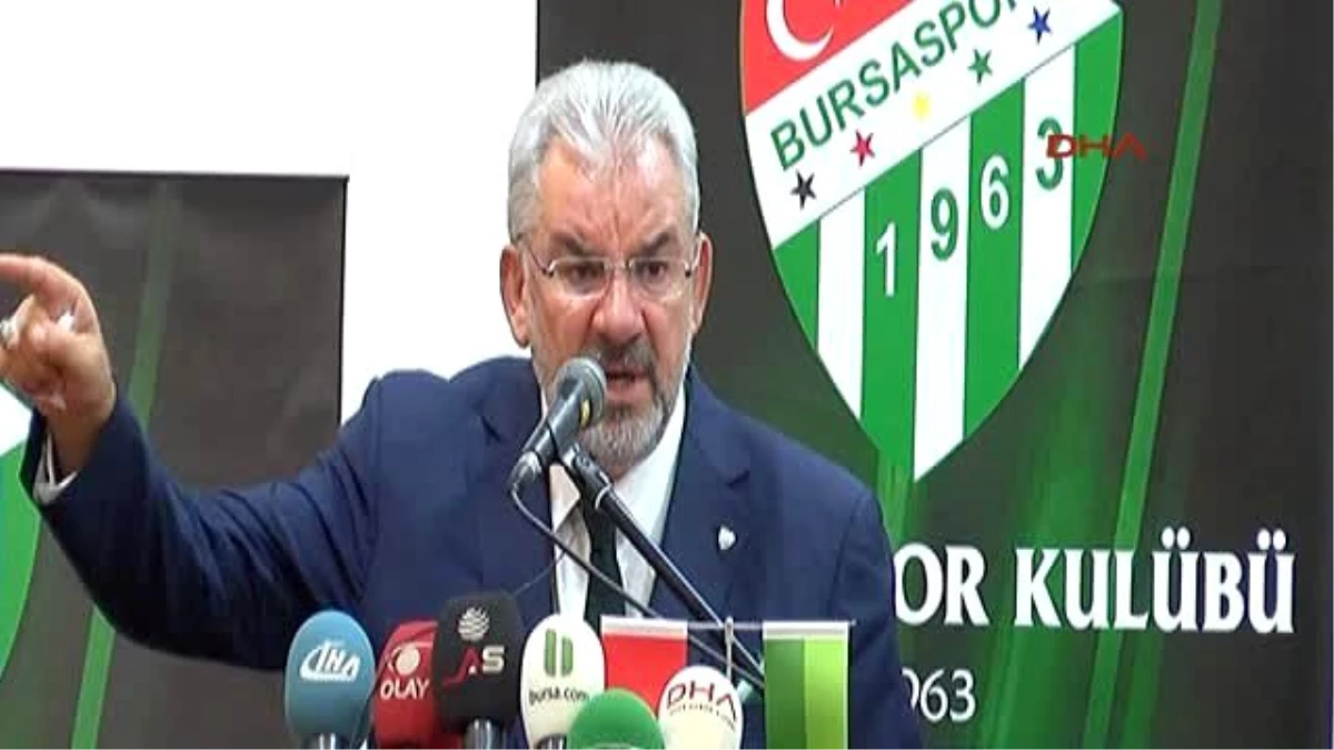 Bursaspor Başkanı Bölükbaşı\'ndan Zehir Zemberek Açıklamalar - 2