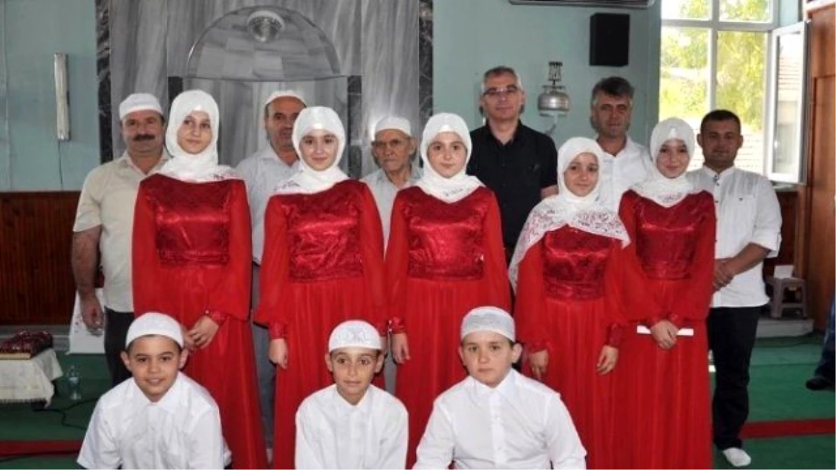 Çakıllı Yeni Cami\'de Hatim Töreni Yapıldı