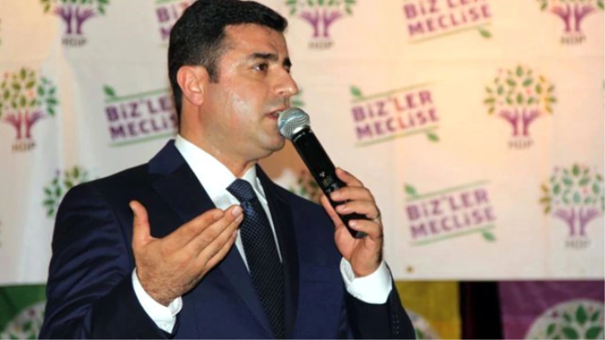 Demirtaş: PKK\'nın Doktoru Öldürmesini Lanetliyorum