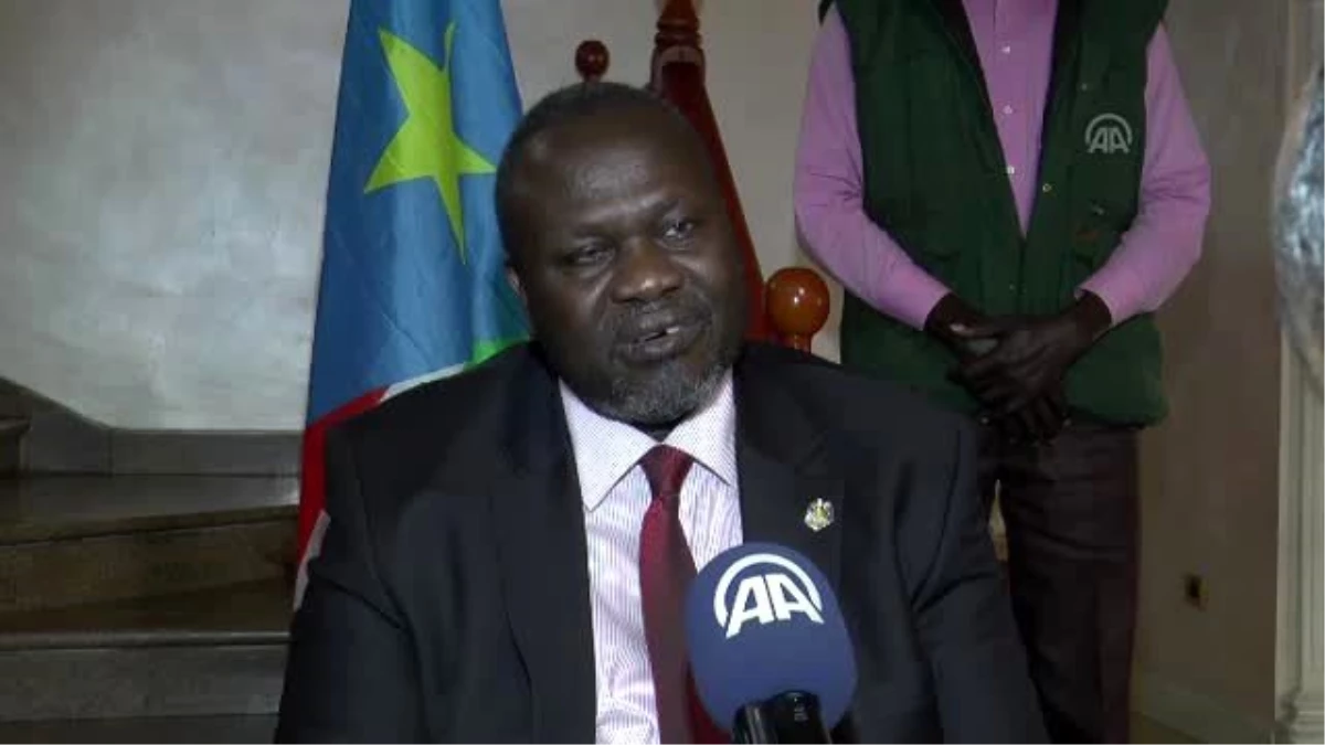 Güney Sudanlı Eski Cumhurbaşkanı Yardımcısı Machar - Addis