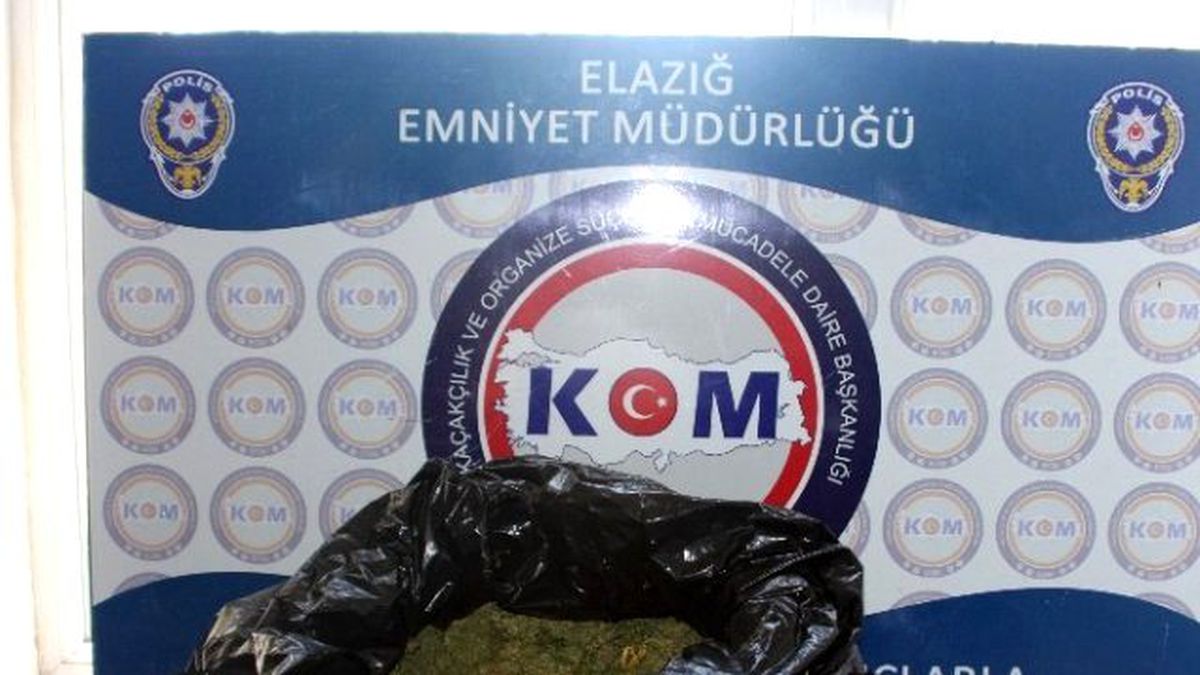 Elazığ\'da 4,5 Kilo Esrar Ele Geçirildi