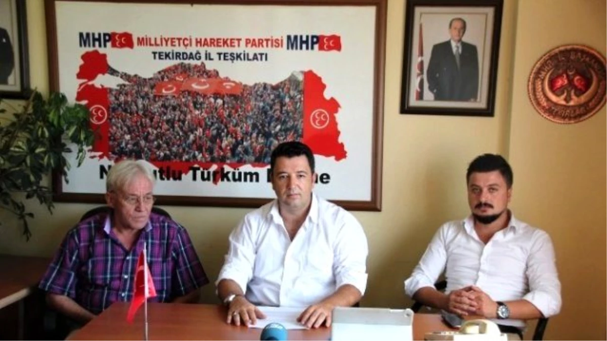 MHP Süleymanpaşa İlçe Teşkilatından Basın Açıklaması