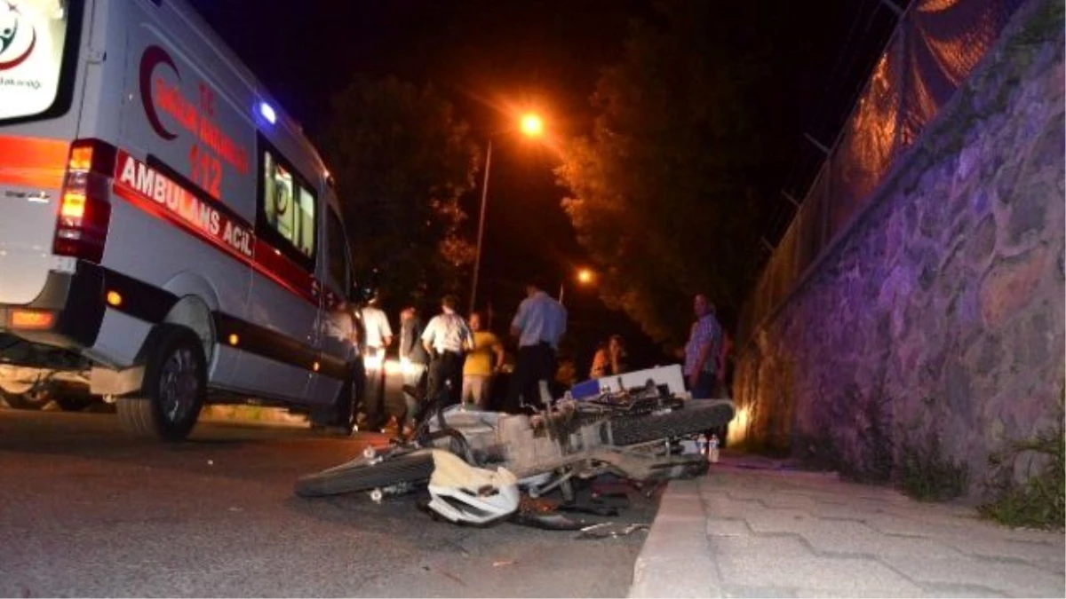 Trabzon\'da İki Ayrı Yerde Motosiklet Kazası