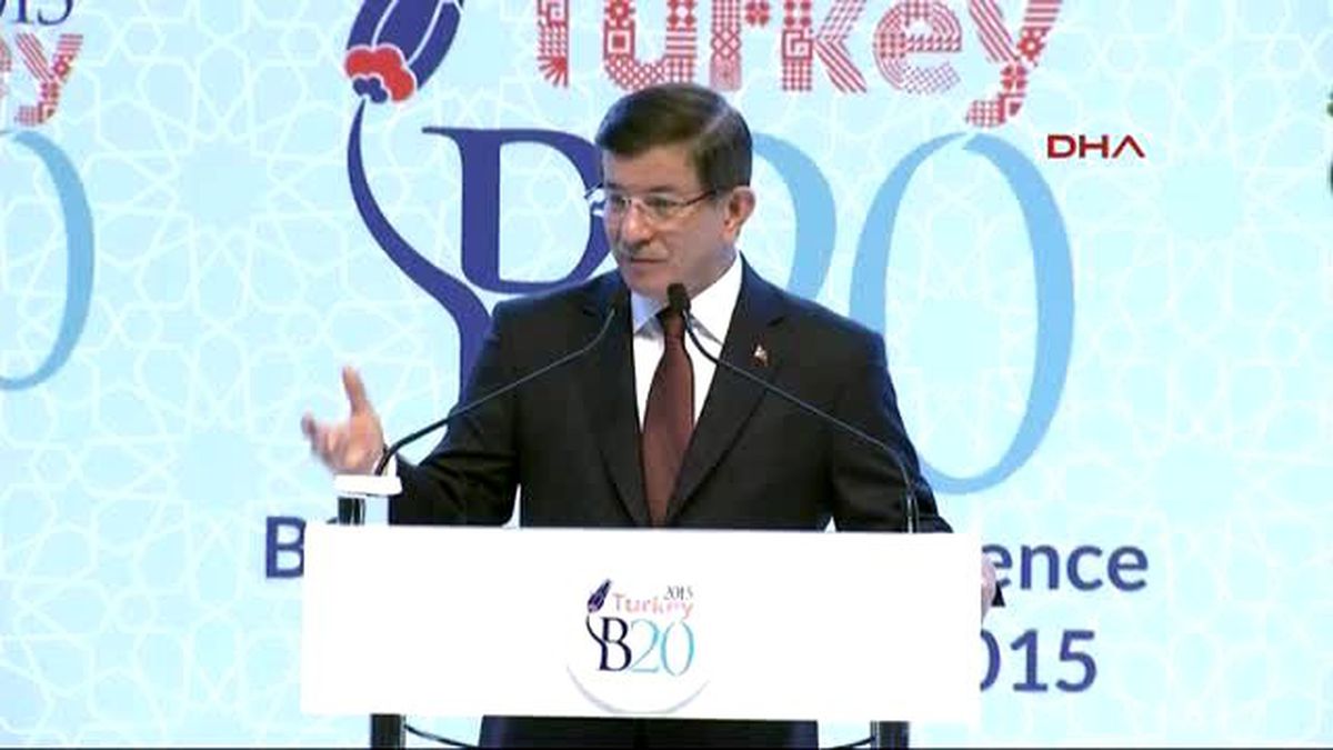 Başbakan Davutoğlu B20 Konferansı\'nda Konuştu : Artık Beraber Hareket Etme Zamanıdır -2