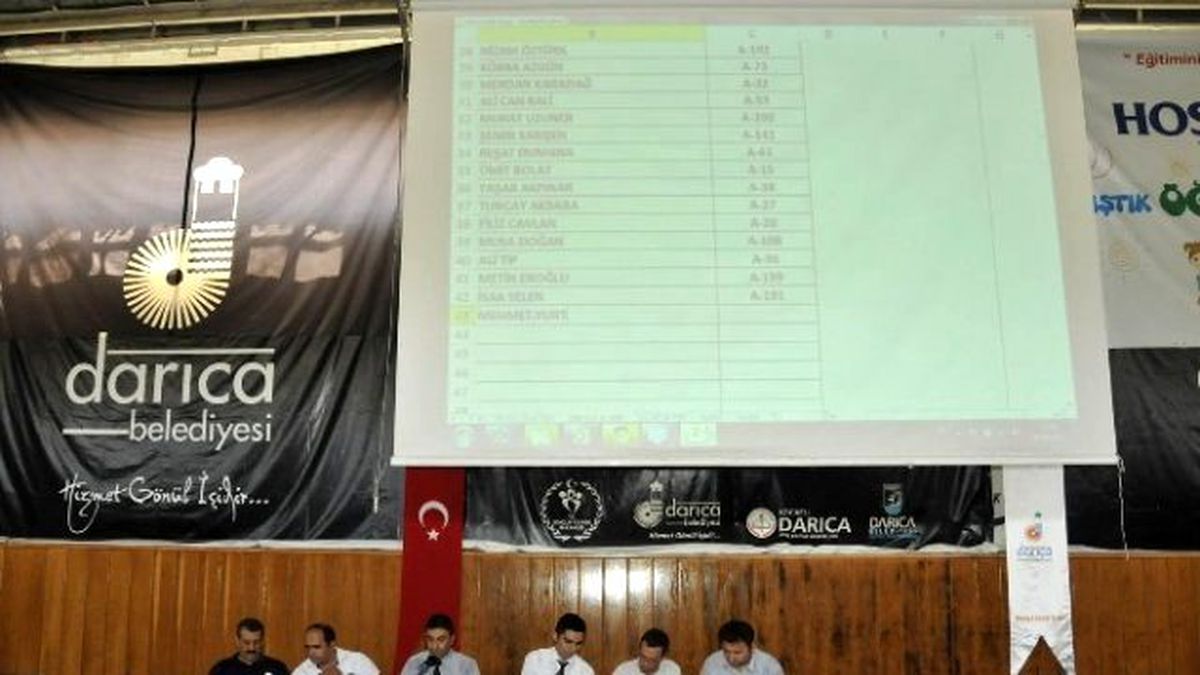 Darıca\'da Kurban Satış Yeri Kuraları Çekildi