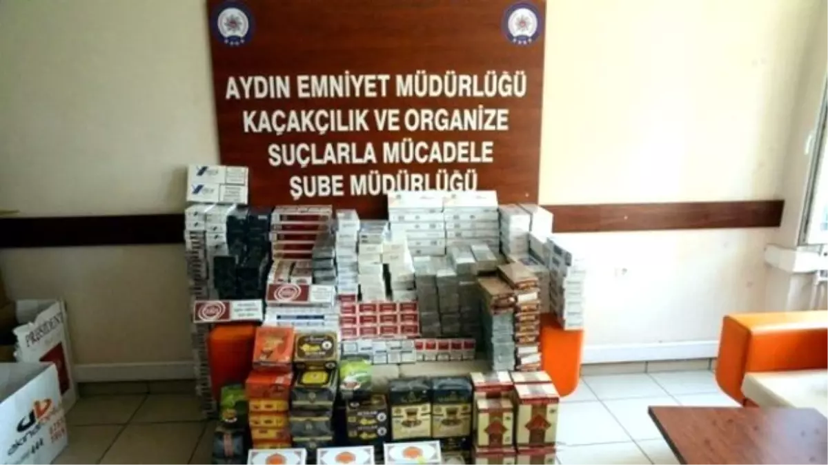 İncirliova\'da 3 Bin Paket Kaçak Sigara Ele Geçirildi