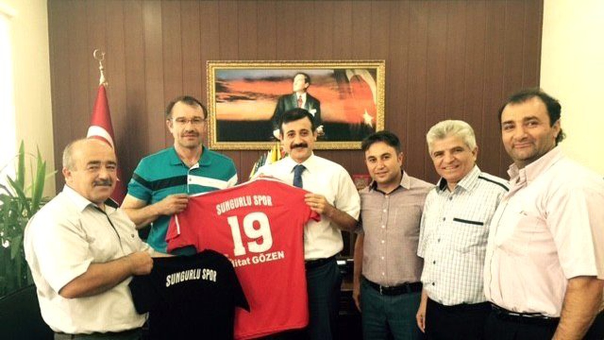 Sungurluspor\'dan Kaymakam Gözen\'e Ziyaret