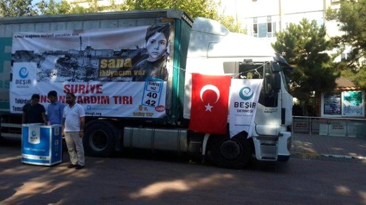 Beşir Derneğinden Suriyelilere Yardım Eli