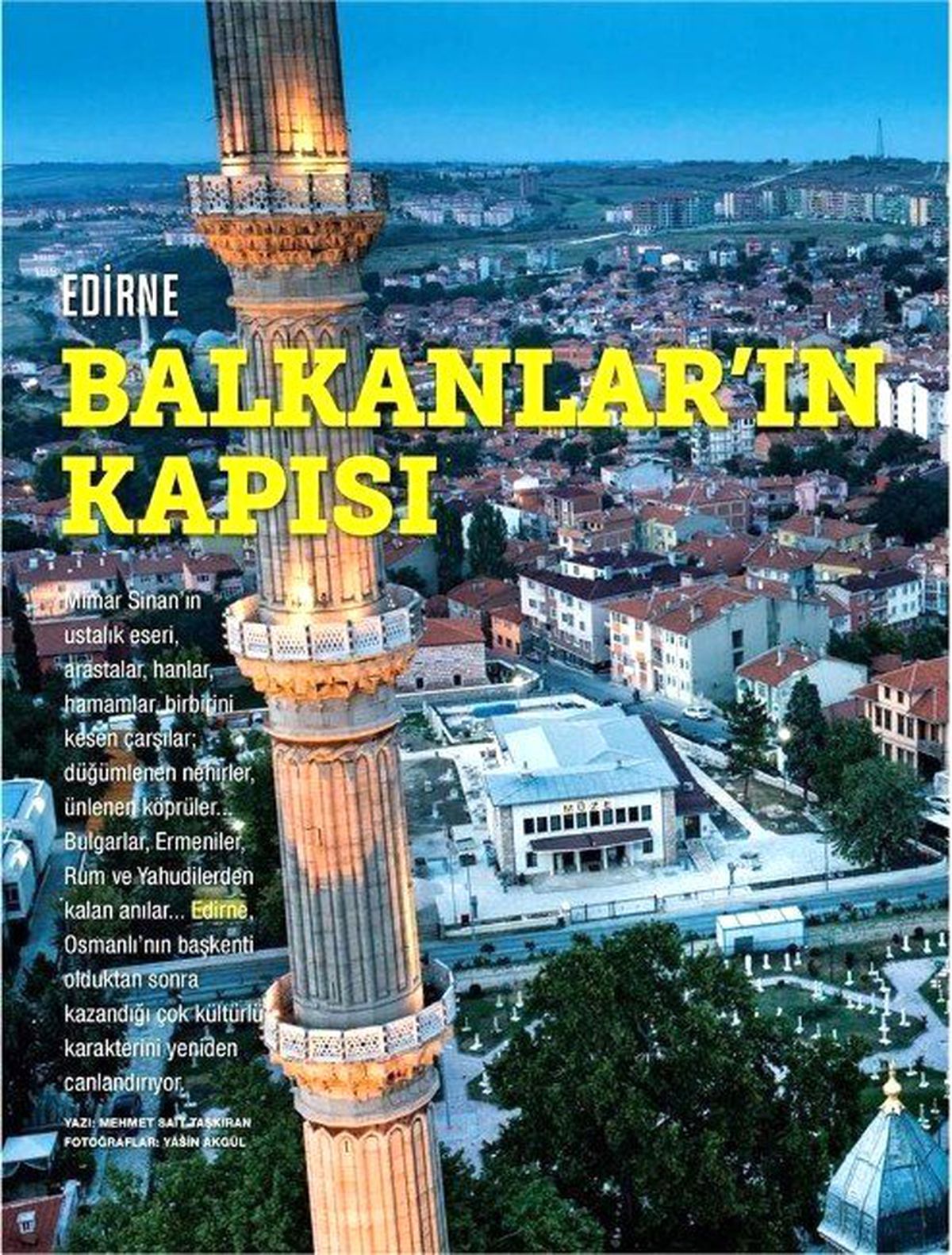 Edirne Atlas Dergisi\'nde