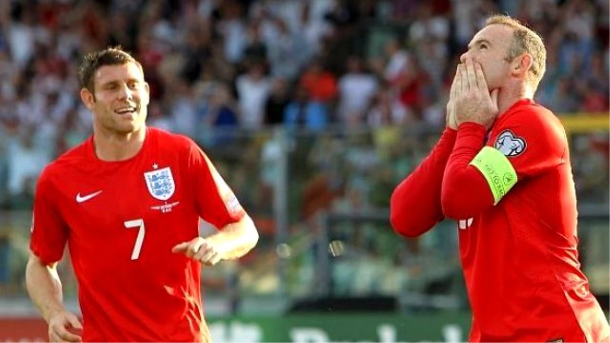 İngiltere San Marino\'ya Fark Attı, Rooney Tarihe Geçti