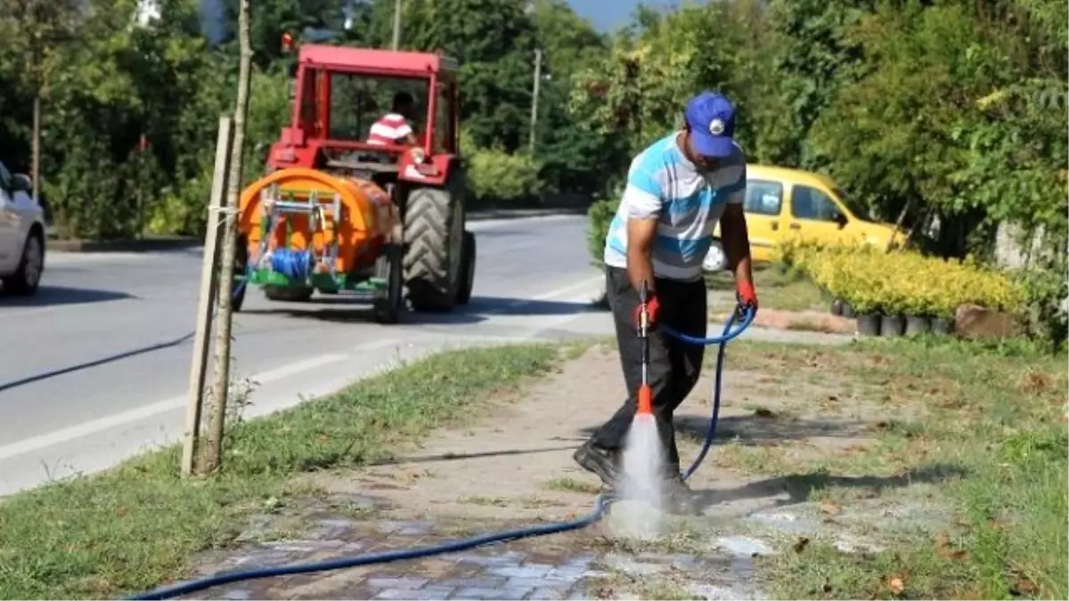 İpekyolu Caddesi\'nde Kaldırım ve Çevre Temizliği Yapıldı